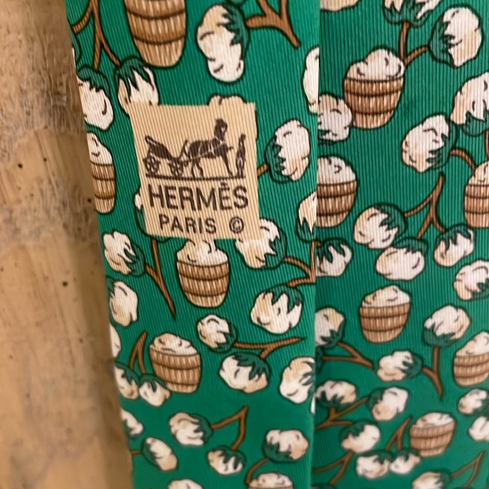 Hermes tie.